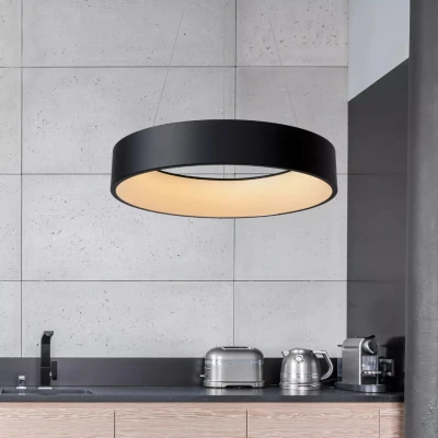 Afbeelding van Lucide TALOWE LED Hanglamp Ø 60 cm Zwart