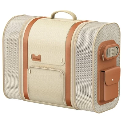 Afbeelding van MOVA PB10 Pro Luxe Huisdierrugzak met Ventilatie en Nevelkoeling Draagtas voor Kat of Kleine Hond Compact, Uitbreidbaar Comfortabel Reissysteem