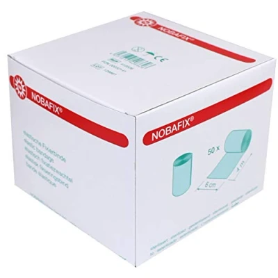 Afbeelding van Nobafix Nobamed Mullverband 50 stuks fixeerverbanden (6 cm x 4 m)