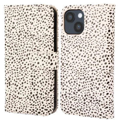 Afbeelding van Apple iPhone 14 Hoesje Kunstleder imoshion Bookcase Desert Dots Telefoonhoesje