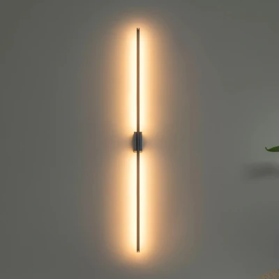 Afbeelding van Lucide MARNIK Wandlamp LED Dimb. CCT 1x18W 2700K/4000K Zwart