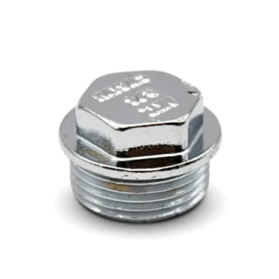 Afbeelding van DOJA Barcelona Mannelijke Obturator plug Buitendraad Zeskant dop 3/4&#039;&#039; Verchroomd Messing Pluggen voor wastafelafvoerpijp, handdoekradiator, bruisend water, waterkraan, wastafelplug