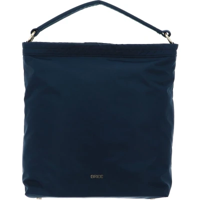 Afbeelding van BREE Schoudertas Juna Textile 2 Hobo Ink Blauw