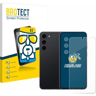 Afbeelding van BROTECT Screenprotector voor Samsung Galaxy S23 (Voor+Camera) Folie Beschermfolie Beschermglas transparant