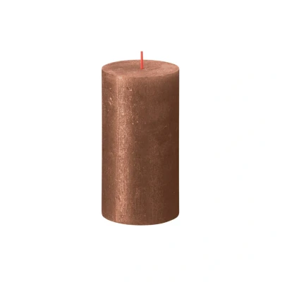 Afbeelding van Stompkaars Shimmer 130/68 Copper Bolsius