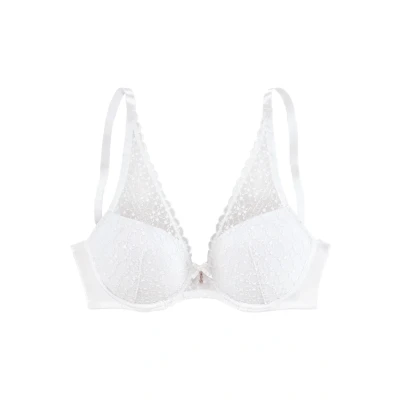 Afbeelding van Lascana Triangel BH, Dames, Maat: 90B, Weiß