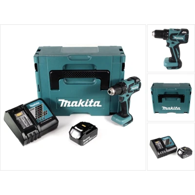 Afbeelding van Makita DDF 459 RT1J accuboormachine 18V 45Nm in Makpac + 1x 5.0 Ah accu lader