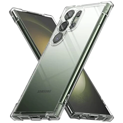 Afbeelding van Ringke Fusion Bumper Compatibel met Samsung Galaxy S23 Ultra Case, 5G Schokbestendig Versterkte Hoesje Clear