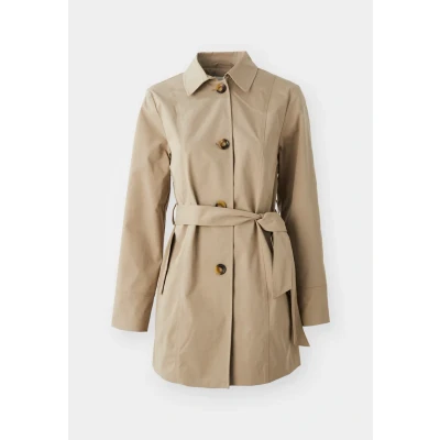 Afbeelding van JDY Jdyisadora Trenchcoat, Dames, Maat: Small, Weathered teak