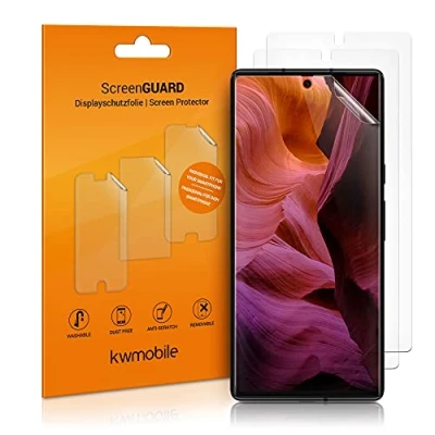 Afbeelding van kwmobile 3x screenprotectors compatibel met Google Pixel 6 screenprotector Beschermfolie voor smartphones Transparant