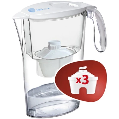 Afbeelding van Kruik met Filter TM Electron Transparant Plastic 2,3 L (4 Onderdelen)