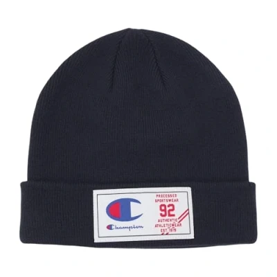 Afbeelding van Champion Retro Sport Beanie Muts, Heren, Maat: One Size, Navy