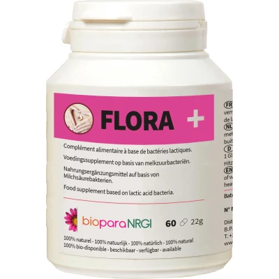 Afbeelding van Bioparanrgi, Flora +, 120 capsules, 100% natuurlijk prebioticum