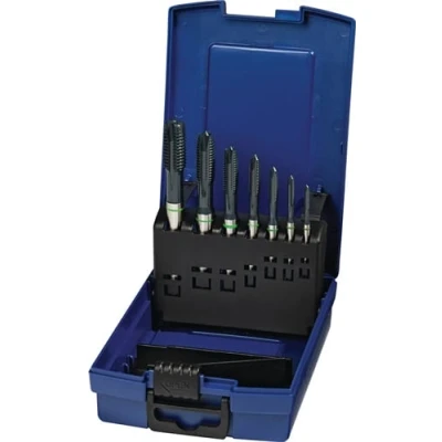 Afbeelding van Promat Machineschroefdraadboorset DIN 371/376 B universele M3 M12 HSS Co vap. kunststof cassette 4000867745