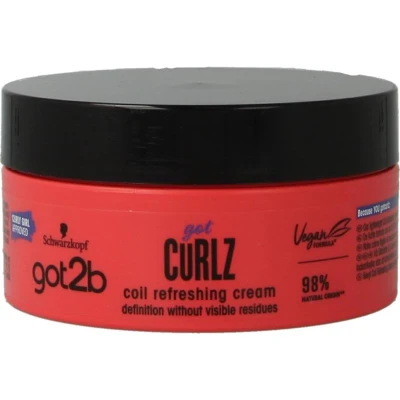 Afbeelding van Got2b Got Curlz Refreshing Cream 200 ml