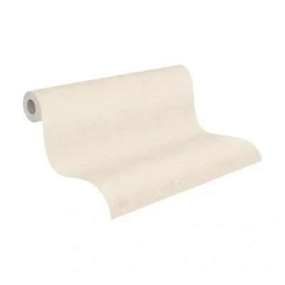 Afbeelding van A.S. Création Structuurbehang beige wandbehang 393874 hoogwaardig vliesbehang voor slaapkamer 10,05 m x 0,53 Made in Germany