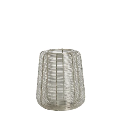 Afbeelding van Light &amp; Living Windlicht ADETA Ø18x21cm Zilver