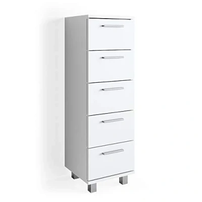 Afbeelding van Vicco Badkamerkast &quot;Ilias&quot;, Wit, 30 x 95 cm