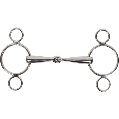 Afbeelding van Pagony Pessoa bit 3 rings 18mm zilver maat:13,5