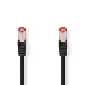 Afbeelding van Netwerkkabel Cat6 S/FTP 30 meter (100% koper, LSZH, Zwart)