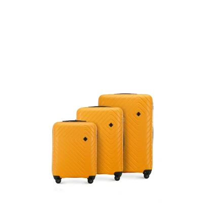 Afbeelding van Wittchen CUBE LINE Kofferset, Dames, Maat: One Size, Orange