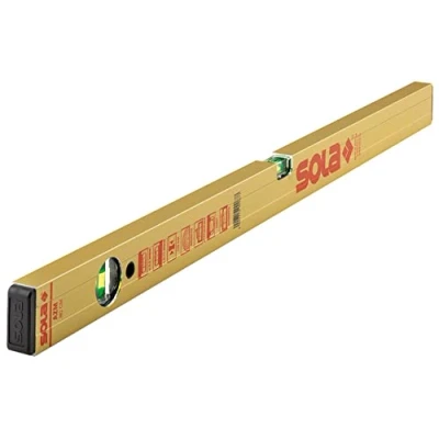 Afbeelding van SOLA Aluminium magneetwaterpas AZM 50 cm met 2 libellen, goud