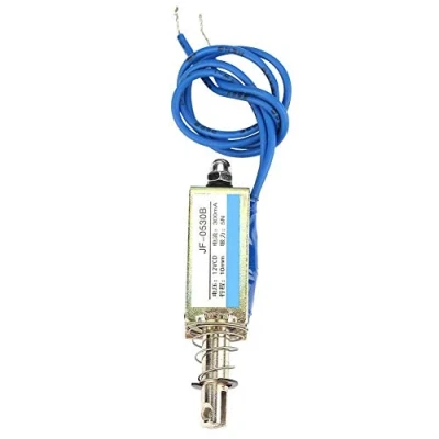 Afbeelding van Push pull elektromagneet met magnetisch frame, open automatische controle 6/12/24 V DC, 300 mA, elektromagneet, 5 N, intrekbaar, bereik 10 mm (6 V) (12