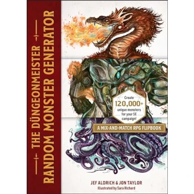 Afbeelding van The Düngeonmeister Random Monster Generator: A Mix and Match RPG Flipbook