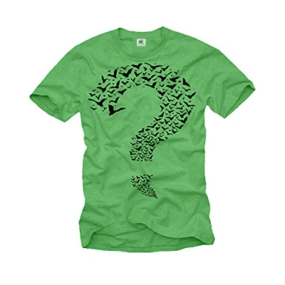 Afbeelding van MAKAYA T Shirt Heren Vraagteken Riddler Theory Sheldon S