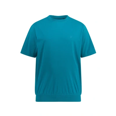 Afbeelding van JP1880 BUIK Speciale SNIT T M 8XL Korte Mouwen Tshirt basic, Heren, Maat: 5XL, Ocean blue