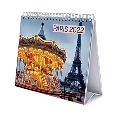 Afbeelding van Grupo Erik CS22026Kalender 2022 Paris Bureaukalender 12 Maanden