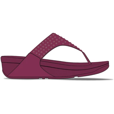 Afbeelding van FitFlop Lulu Maxi Crystal Toe Post Sandals Maat 41