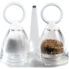 Afbeelding van Peper 3g en Zout 0.3g setje transparant