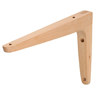 Afbeelding van Houten Plankdrager L Model 20 x 30 cm Beuken Per Stuk