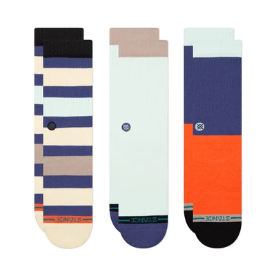 Afbeelding van Stance Bayside CREW Unisex 3 PACK Sokken, Maat: 43 47, Multi