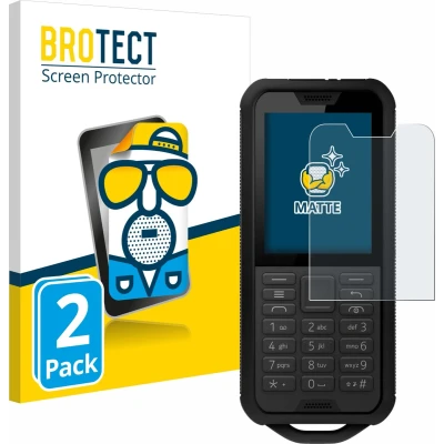 Afbeelding van BROTECT (2 Stuks) Antireflecterende Beschermfolie voor Nokia 800 Tough Anti Glare Screen Protector, Mat, Ontspiegelend