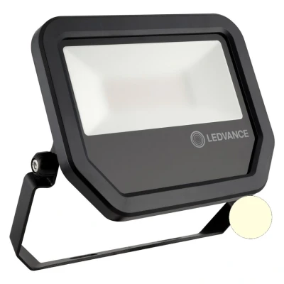 Afbeelding van Ledvance 30W LED Bouwlamp 230V Zwart 3000K Warmwit