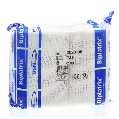 Afbeelding van Diversen Biplactrix gipsverband 3 m x 8 cm 2 stuks