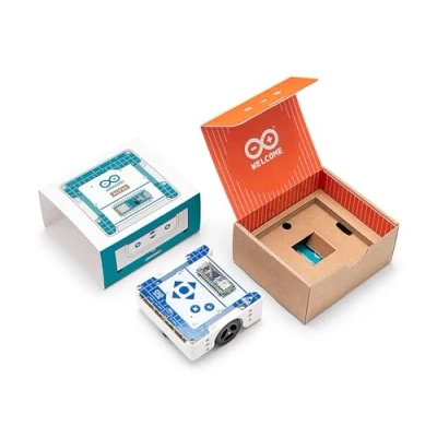 Afbeelding van Arduino Alvik [AKX00066] Officiële programmeerbare robot compatibel met MicroPython Aangedreven Nano ESP32 Lijnvolging afstands en multisensoren connectoren voor Lego Technic