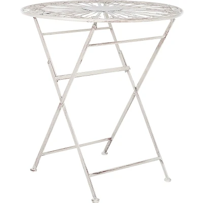 Afbeelding van Beliani SCAFA Inklapbare tafel Wit IJzer