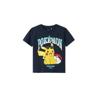 Afbeelding van NAME IT NMMMAHE POKEMON NREG SS TOP BOX SKY Jongens T shirts