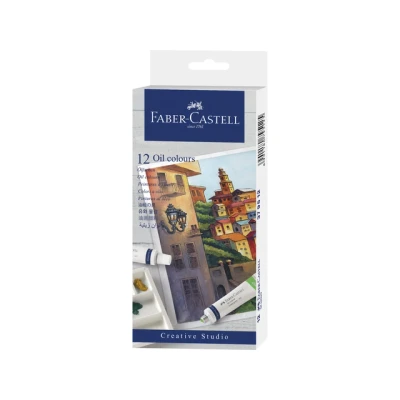 Afbeelding van 5x Olieverf Faber Castell 12 tubes a 9ml