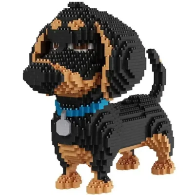 Afbeelding van Balody Teckel Nanoblocks / miniblocks Bouwset 3D puzzel 2100 bouwsteentjes 16014
