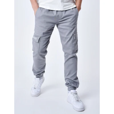 Afbeelding van Project X Paris Style Cargobroek, Heren, Maat: XL, Gris clair