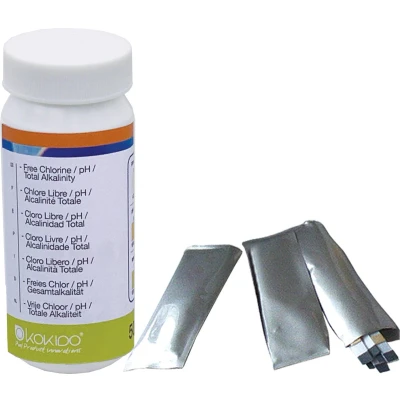 Afbeelding van 3 Way Test Strips Free Chlorine, Ph, Alkalinity Braet ALPC