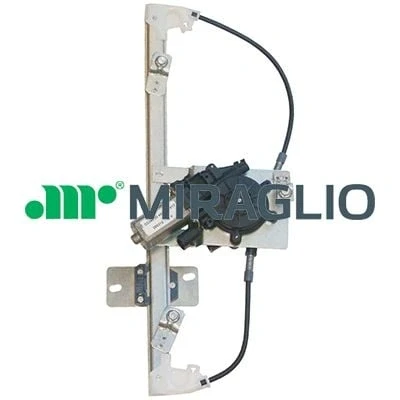 Afbeelding van Miraglio Raammechanisme Rechts achter Electrisch Met elektromotor 30/1716 RENAULT: CLIO 2