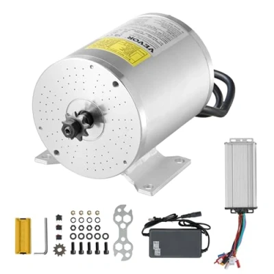 Afbeelding van VEVOR 1800W borstelloze DC motorkit 48V 4500RPM met controller