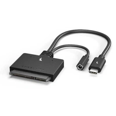 Afbeelding van Angelbird USB C 3 op SATA adapter voor interne SSDs en harde schijven, zwart [Trim Support Apple MacBook poorten, PC, notebooks etc.]