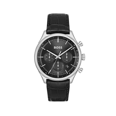 Afbeelding van BOSS Gregor Chronograaf, Heren, Maat: One Size, Black