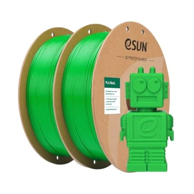 Afbeelding van eSUN PLA Filament 1.75mm, SS Hoge Snelheid 3D Printer Dimensionale nauwkeurigheid +/ 0.03mm, 1KG Spool (2.2 LBS) Super Speedy voor (Groen 2KG, 2KG)